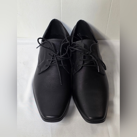 Calvin Klein Benton 2 Textured 7Black Oxford Shoes Mens Size 13